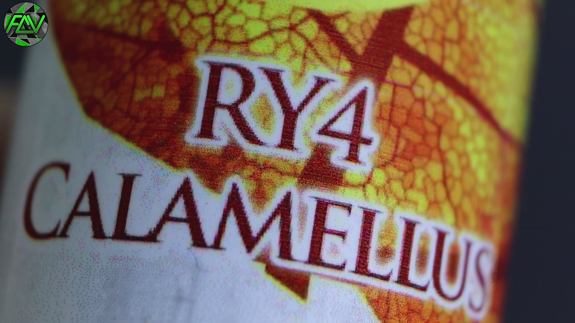 RY4 Calamellus E-Liquid bottle featuring vibrant label design and classic tobacco flavor.