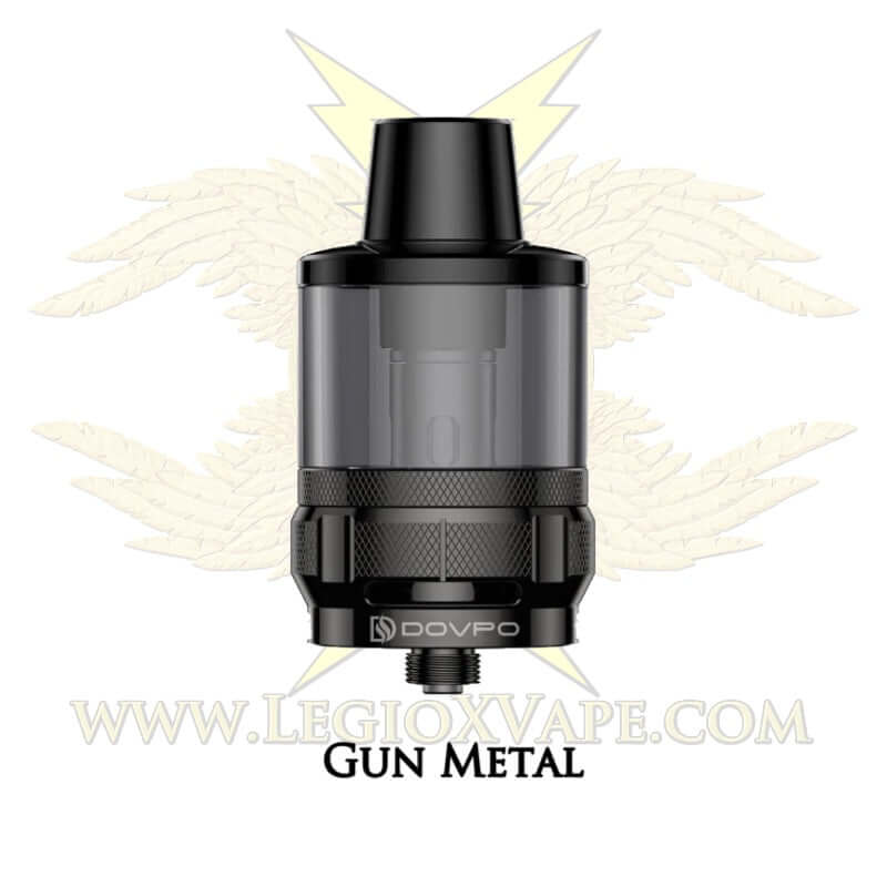 Dovpo DNP Pod Tank in Gun Metal. 5.5ml Large ELiquid Capacity. LegioX Vape UK.