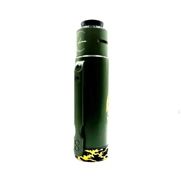 Hydra 21700 Mech Tube by Infinite Modz, handmade in green finish, 25mm or 28mm diameter, exclusive to LegioX.
