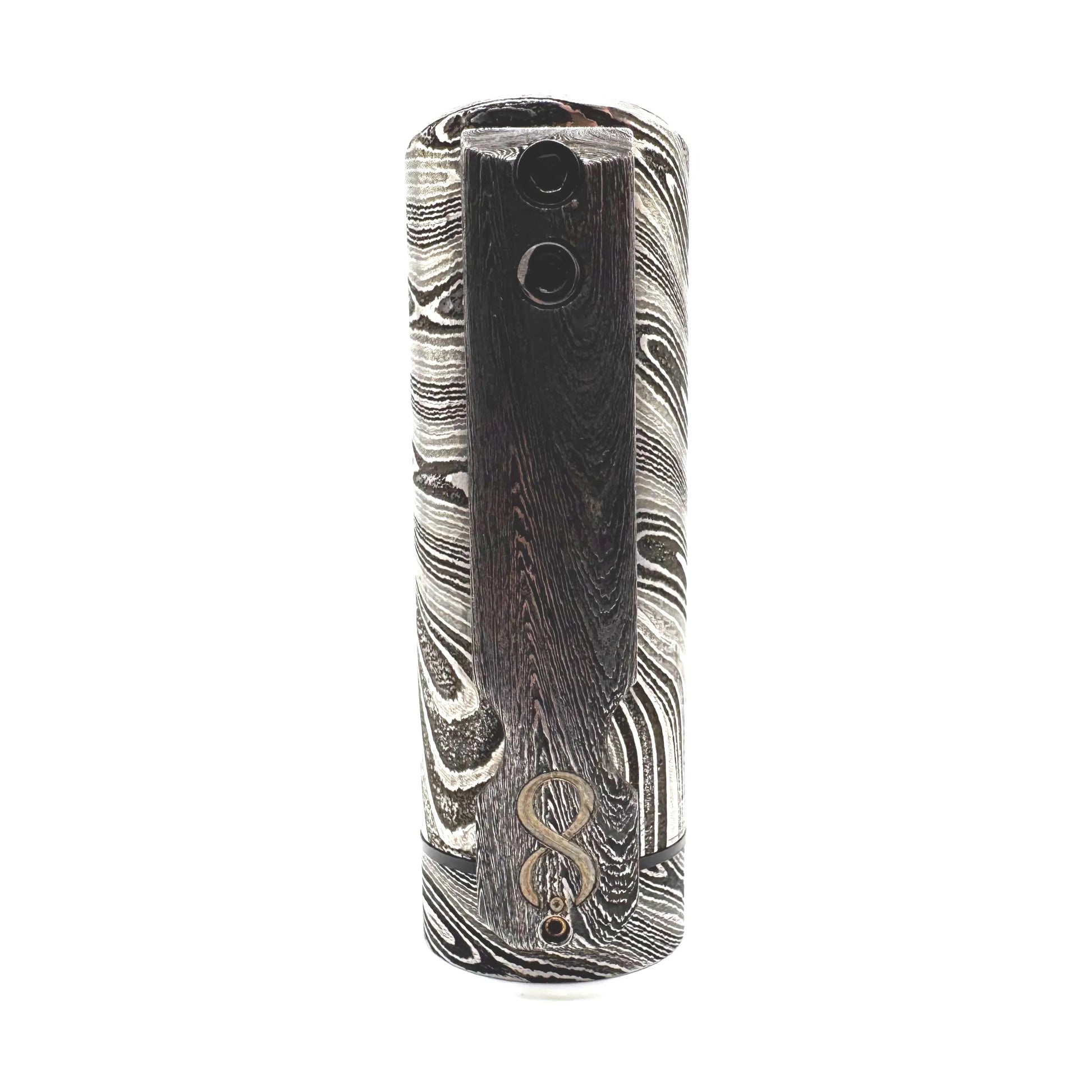 metal vape mod Damascus Steel Hydra - 21700 Mech Vape Tube