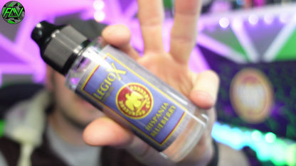 Hispania Blueberry LegioX Vape. Video review by YouTube FlatCap Vaper.