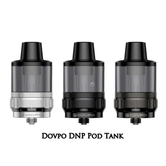 Dovpo DNP Pod Tank. All 3 Colours. 5.5ml Large ELiquid Capacity. LegioX Vape UK.